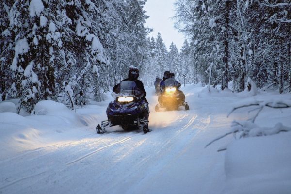 Snowmobiling in Finland Snowmobiling in Finland