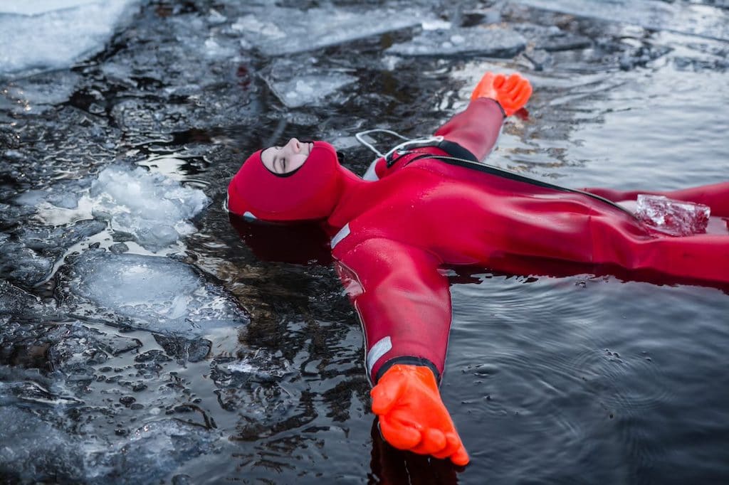 Ice Floating Experience in Finland